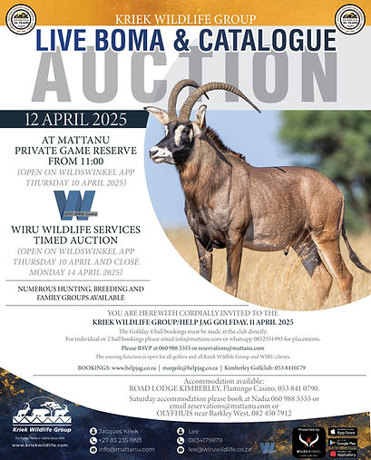 wildlife-for-sale-kriek-wildlife-group